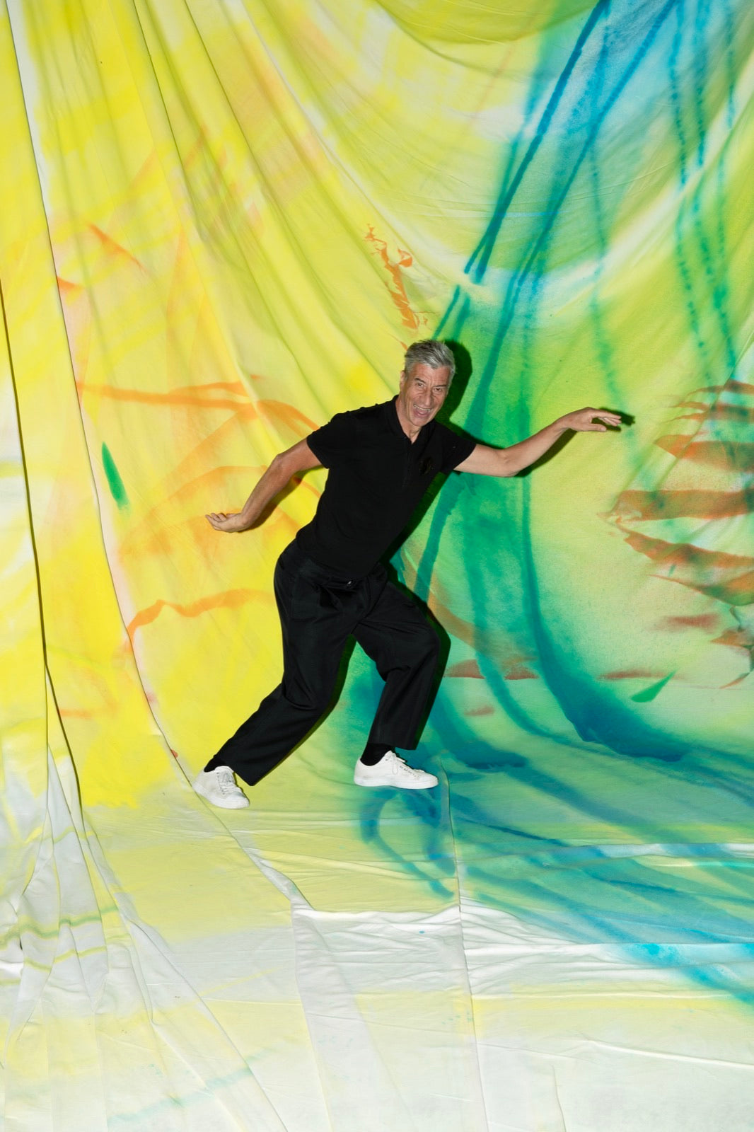avec Maurizio Cattelan
